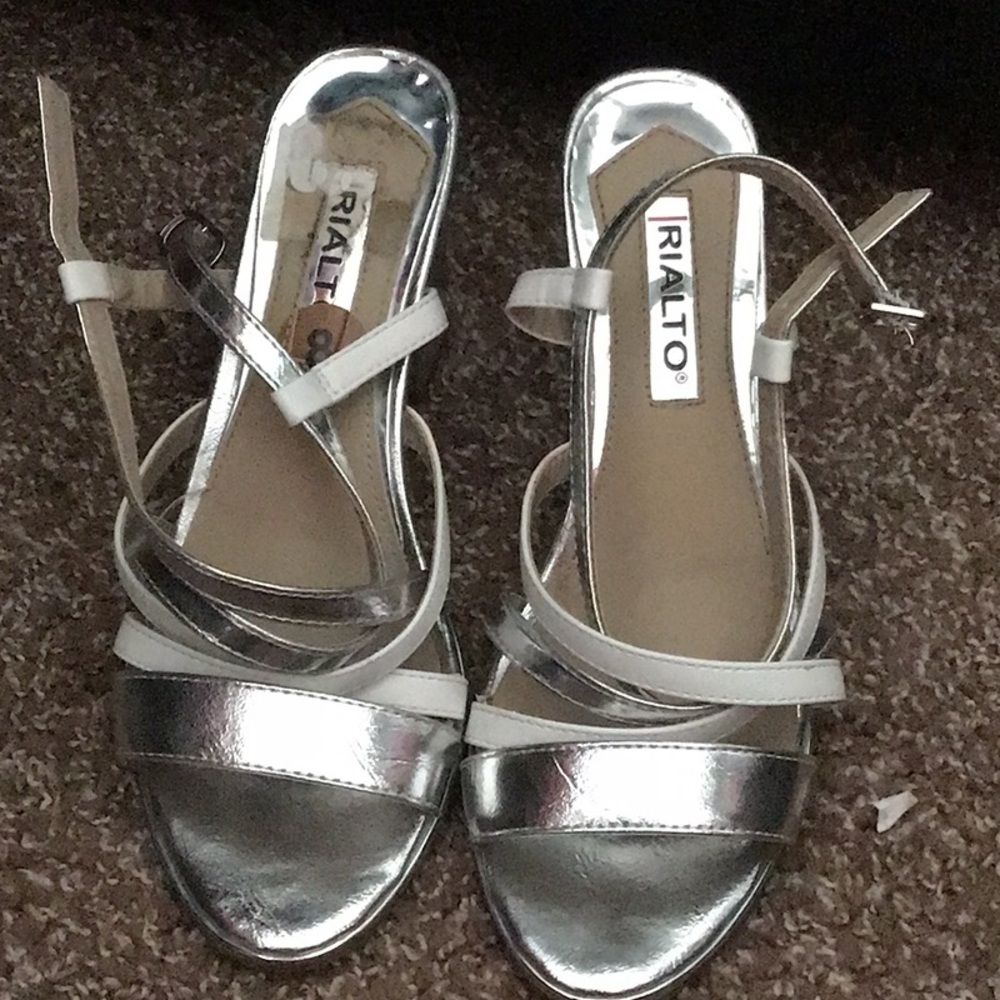 Silver heels
